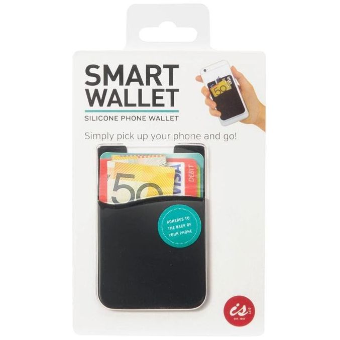 smart wallet card and money phone compartment