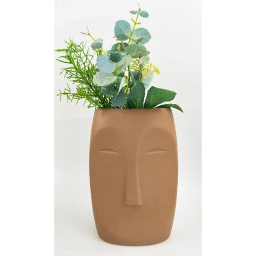 tan brown modern face planter on sale