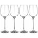 set of four wine glasses for white wine