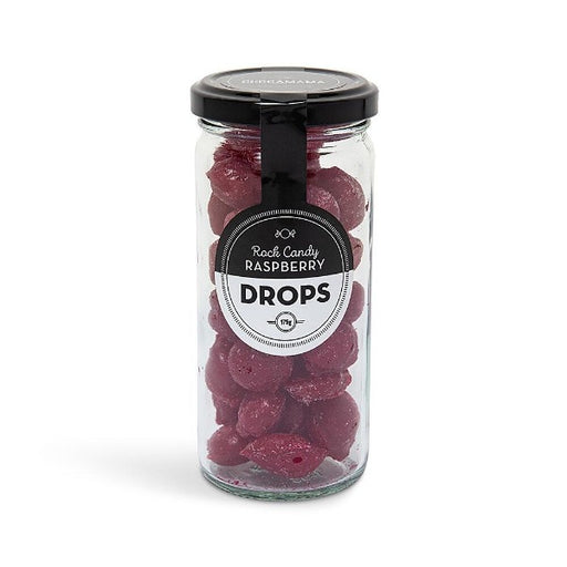 raspberry drop hard boiled candy in jar 175g