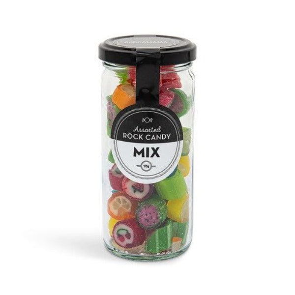 rock mix hard boiled candy in jar 175G
