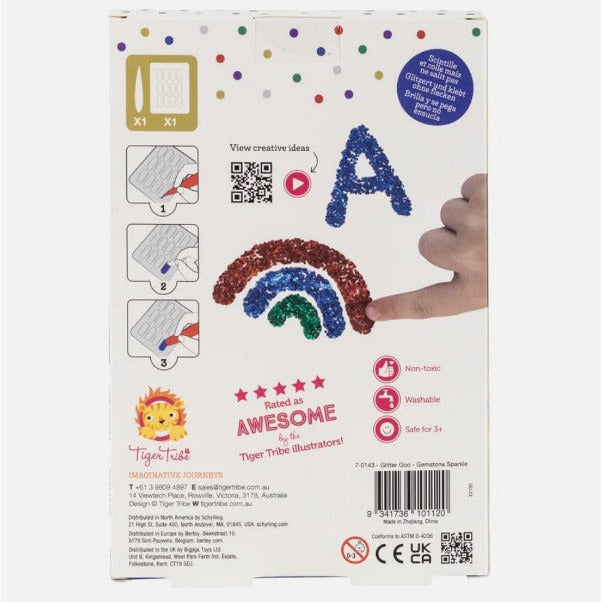 Glitter Goo Gemstone Sparkle Kids Activity