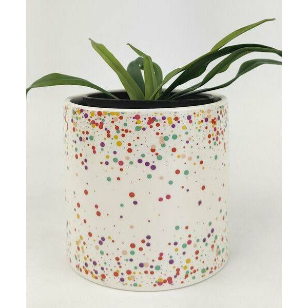 Confetti Planter Pot Colourful 