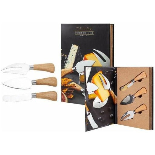 3pc cheese knife set giftbox