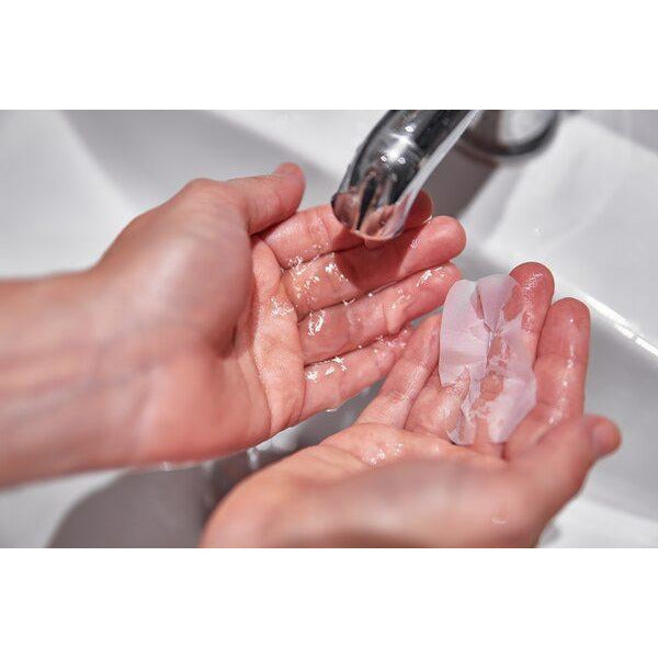 compact hand soap leaves