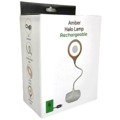 amber halo rechargeable lamp