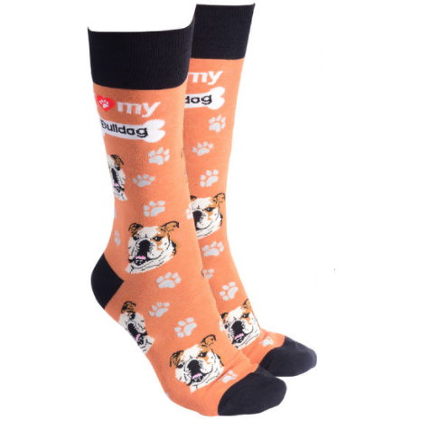Bulldog Socks Orange