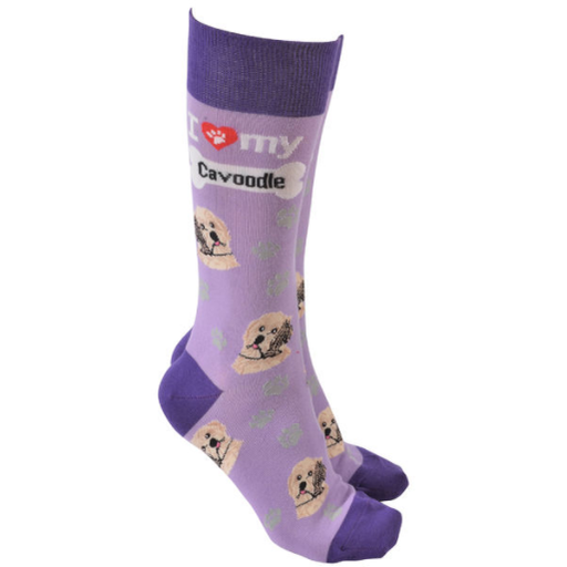 Cavoodle Socks Purple