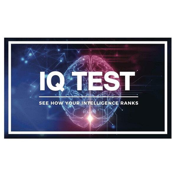 IQ Test cards