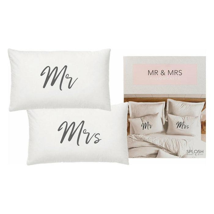 Wedding Mr & Mrs Pillow Case Set
