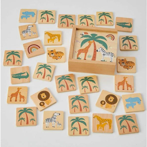 wooden animal memory game for toddlers babies and children