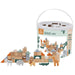 set of animal and Africa theme blocks for children