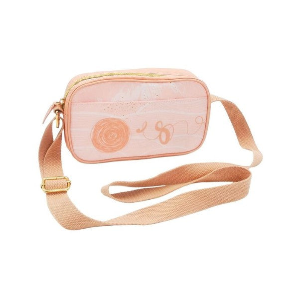 Hailey You Are Amazing Cross Body Bag Pink 20cm