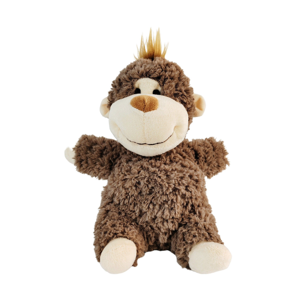 Curly Monkey Soft Toy Brown 18cm