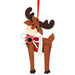 sassy reindeer with bow decoration
