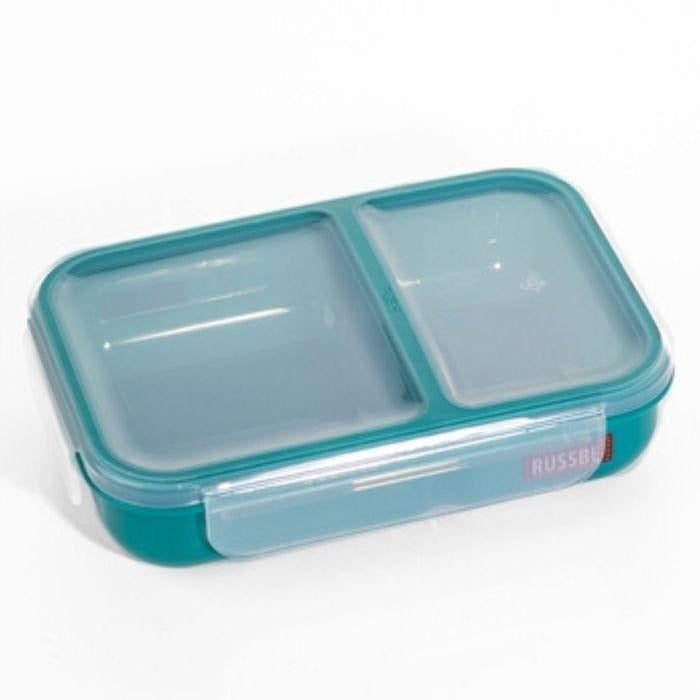 Teal 2 compartment Bento