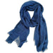 Women's denim coloured summer scarf