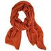 terracotta, orange/red summer scarf