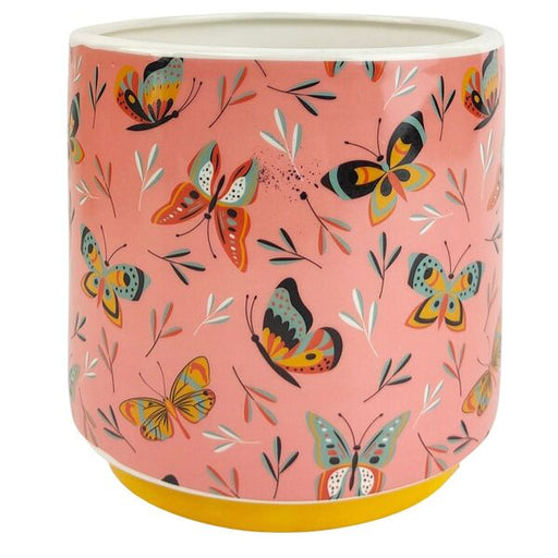 Products Butterfly Planter Pot Pink 