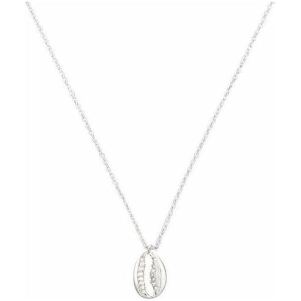 Silver Cowrie Shell Necklace 