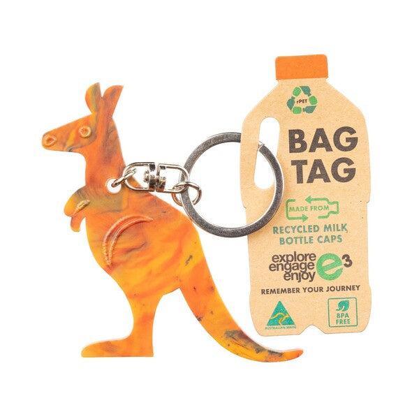 kangaroo keyring bag tag