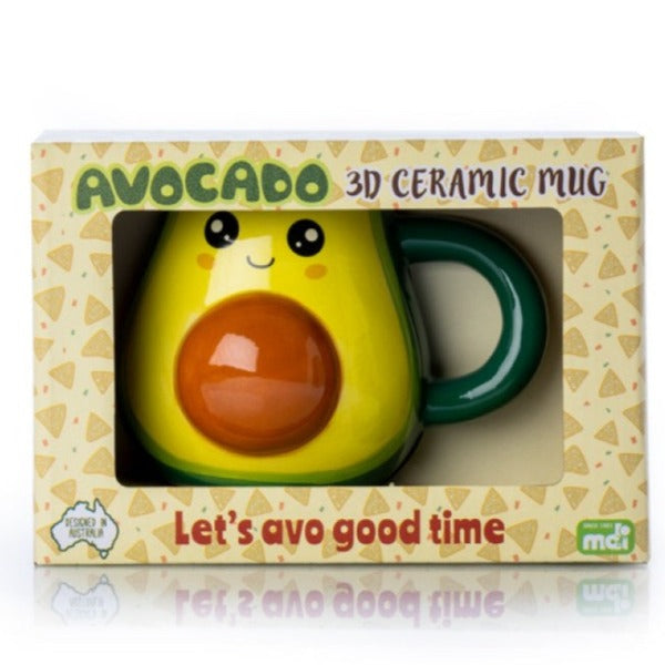 3d avocado mug