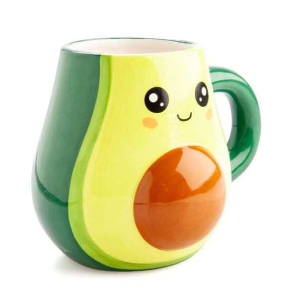 ceramic avocado shaped mug
