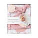 pink newborn baby present