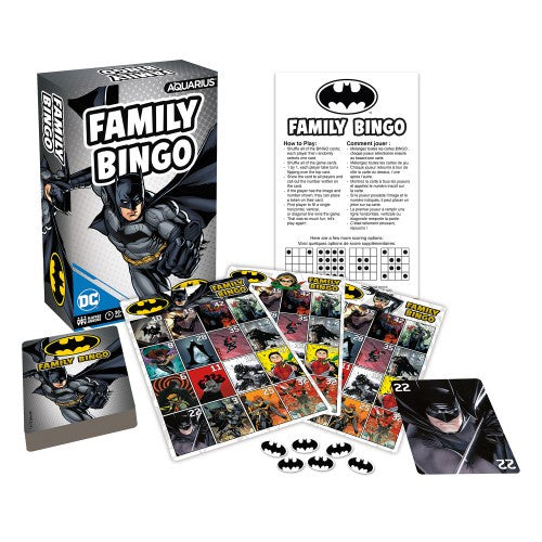 family bingo batman themed