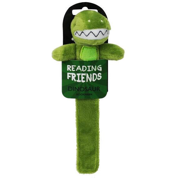 dinosaur reading friend bookmark