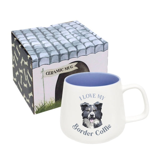 i love my border collie dog mug