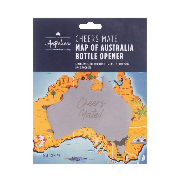 australia shaped bottle opener
