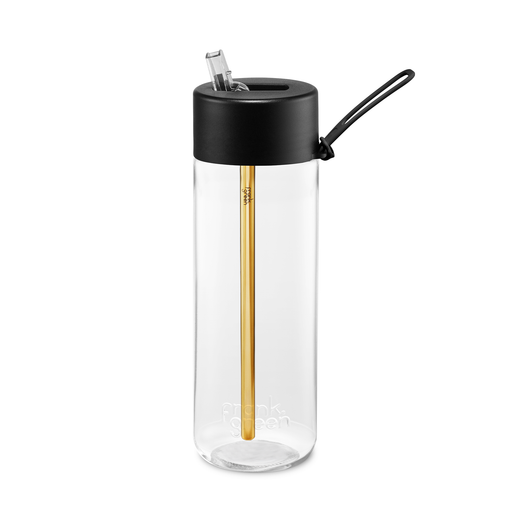 Frank Green clear see through straw bottle