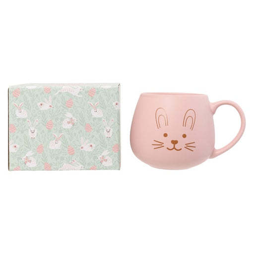 eater bunny pink mug