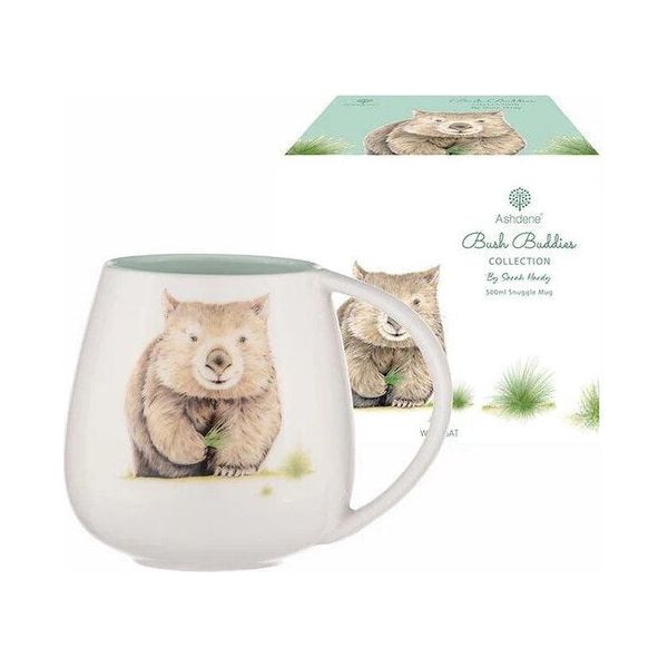 australian artist bush buddies wombat mug