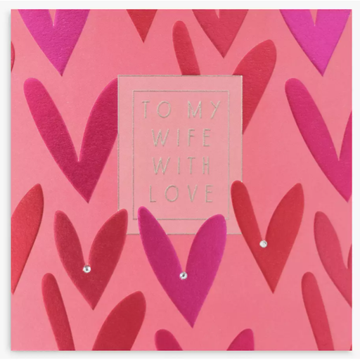 pink and red love card for women