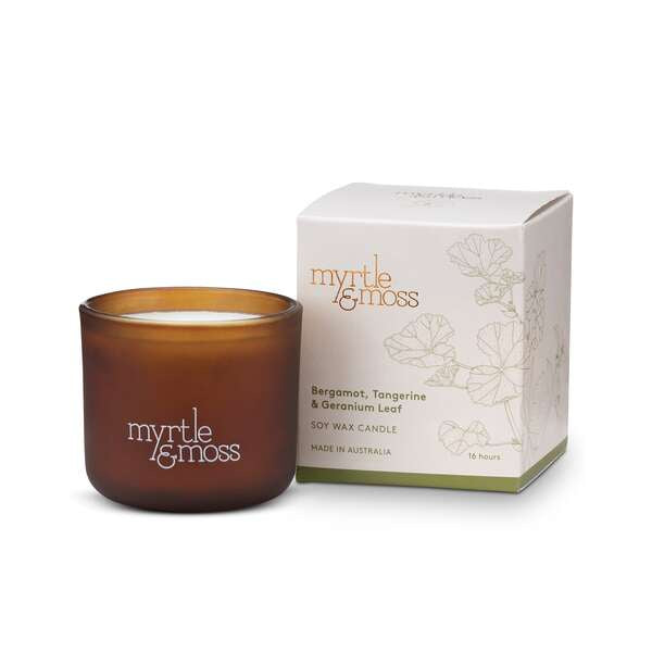 myrtle and moss small candle bergamot