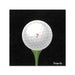 golf ball on golf tee greeting card