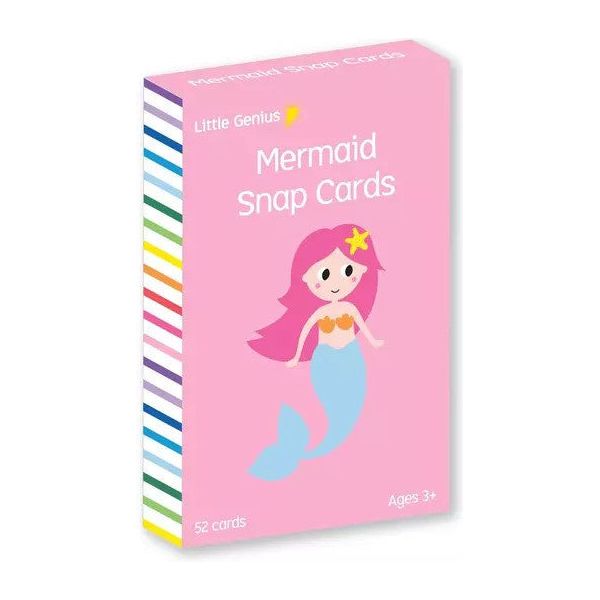 mermaid snap card game for kids