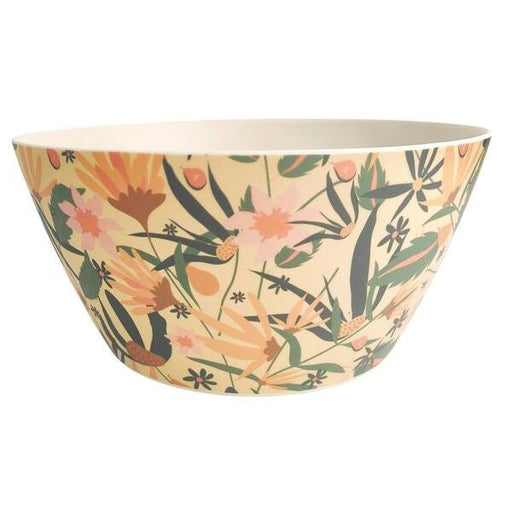 cassia floral bamboo salad bowl
