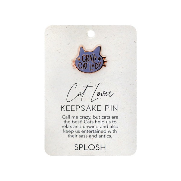 Cat lover Keepsake pin