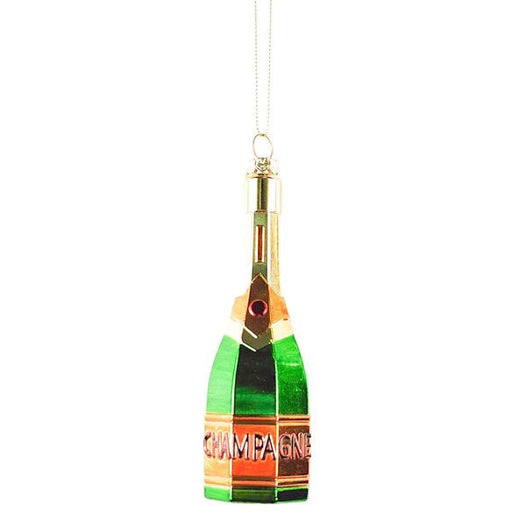 champagne bottle hanging decoration