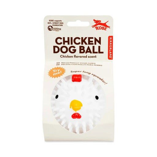 chicken flavoured scent dog toy ball