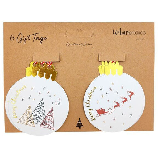christmas gift tags for gifts set of 6