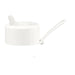 white frank green flip lid for straw bottle