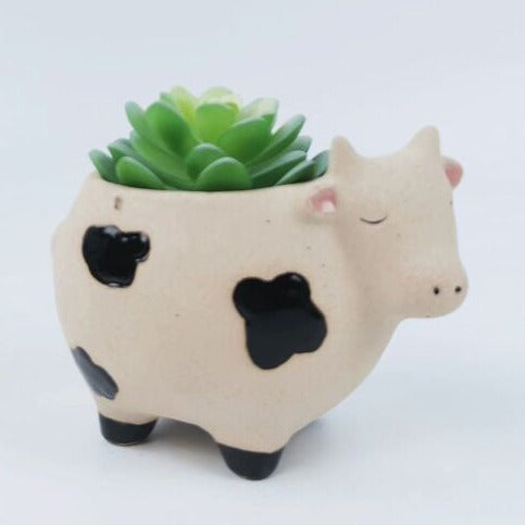 cow planter for office