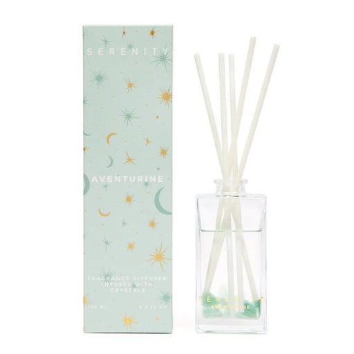 serenity aventurine diffuser with crystals