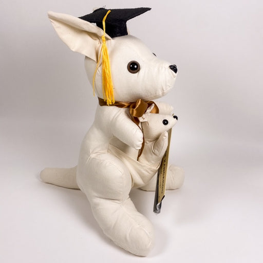 fabric kangaroo for a graduation present