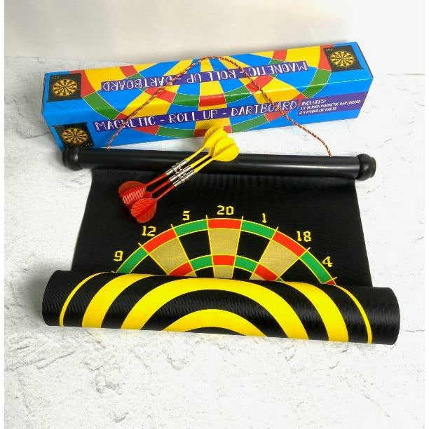 Magnetic roll up Dartboard Game