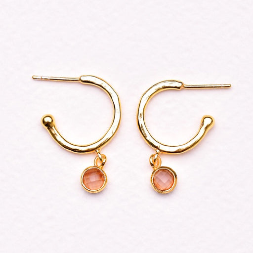 Zafino gold hoop rose drop earrings for women